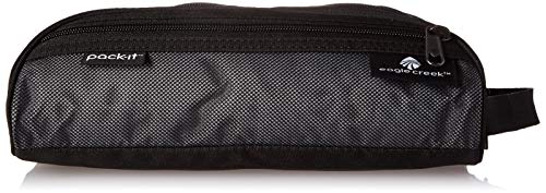 eagle creek Pack-It Quick Trip Travel Toiletry Bag - Durable, Stain- and Water-Resistant with Multiple Pockets, Machine Washable, Black