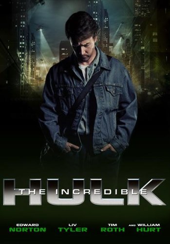 Pop Culture Graphics The Incredible Hulk Poster B 27x40 Edward Norton Liv Tyler Tim Roth