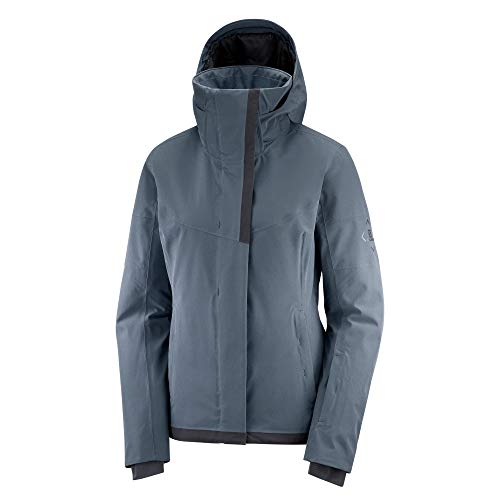 Salomon Women's Standard Speed Jacket, Ebony/Black, Medium