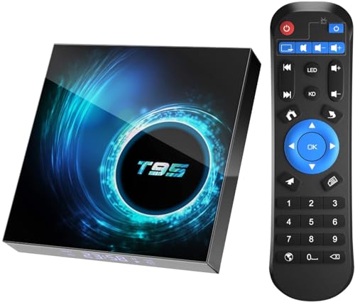 Android 10.0 TV Box, YAGALA Android Box with Allwinner T95H616 Quad-Core 64bit ARM Corter-A53 CPU Mali G31 MP2 GPU 2GB RAM 16GB ROM 6K 4K Output 2.4GHz+5GHz WiFi 100M LAN Enternet BT5.0