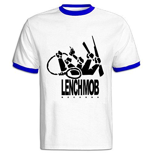 Men's Lench Mob Color Block 100% Cotton Tshirt