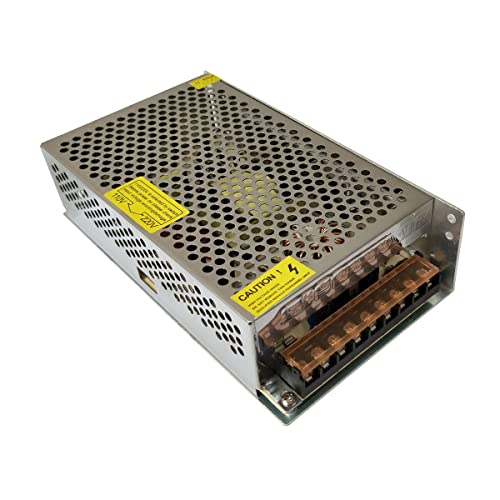 Henxlco AC 110V/220V to DC 12V 20A 240W Universal Regulated Switching Power Supply Adapter Transformer Driver Converter for LED Strip Light, Security Camera System, Computer Project