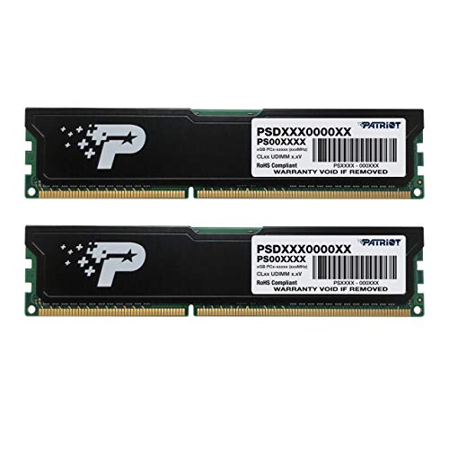Patriot Memory Signature DDR3 16GB (2 x 8GB CL11 PC3-12800 (1600MHz) CAS 11 DIMM Kit with Heatshield