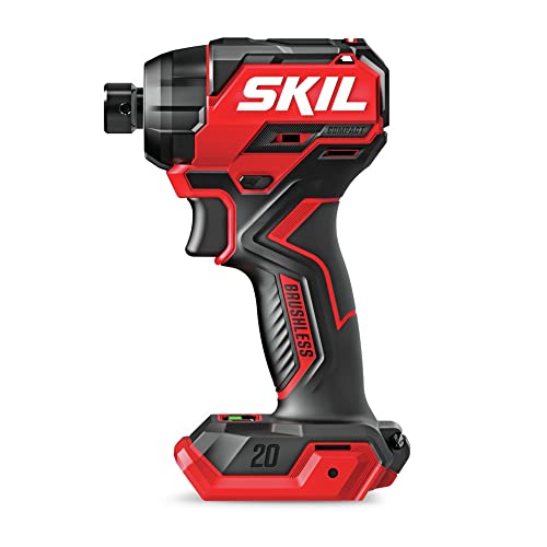 SKIL PWR CORE 20 Brushless 20V 1/4 In. Hex Compact Impact Driver Tool Only- ID6739B-00