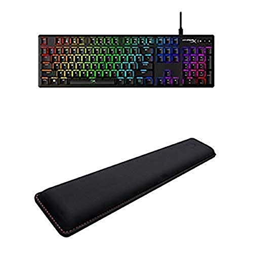 HyperX Alloy Origins - Red Switch + HyperX Wrist Rest