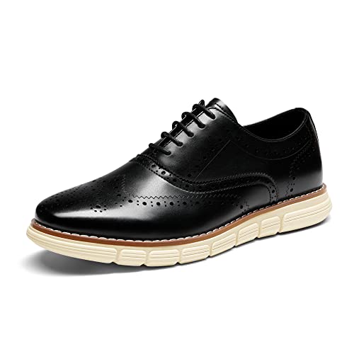Bruno Marc Men's Dress Sneakers Casual Wingtip Derby Oxford Formal Shoes Black Size 11 M US GRANDWING