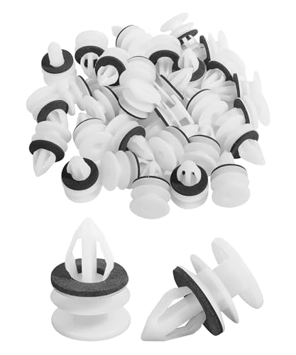 RACOONA 30PCS Door Trim Panel Retainer Clip,Door Trim Panel Clip,Car Accessories Door Trim Panel Upper Retainer,Car Push Retainer Clips Car Door Trim Clips,Replace 11519031