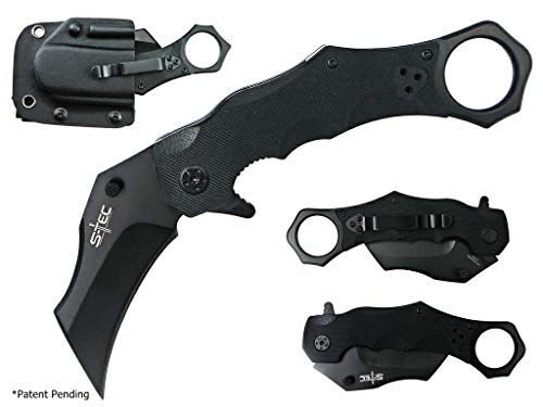 S-TEC 7.25' Karambit w/ G10 Handle & Quick Deploy Sheath