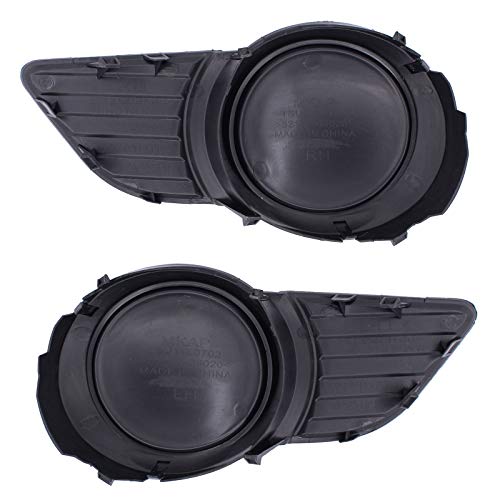 XtremeAmazing LH Driver and RH Passenger Side Fog Light Cover for Toyota Sienna 5212708020