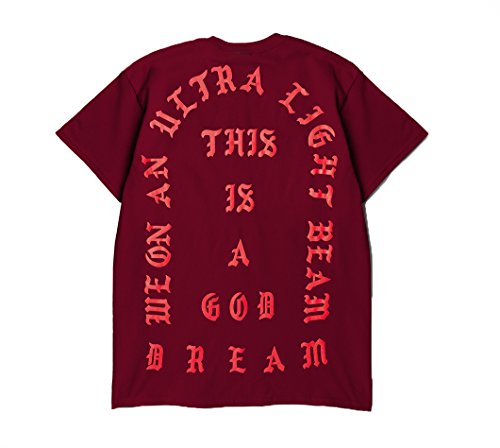 AA Apparel I Feel Like Pablo Short Sleeve Shirt Life of Pablo (Medium, Garnet)