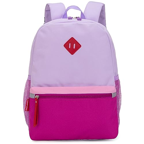 HawLander Preschool Backpack for Toddler Girls, Kids School Bag, Ages 3 to 7 years old, Small, Purple
