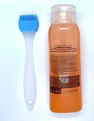 Zillagrip Cold 3D Printing Bed Coating, an All-in-One 3D Printer Bed Adhesive Glue for 3D Printing of PLA, ABS, Nylon, PETG, PC (Polycarbonate), PP (Polypropylene), POM (Delrin), 4 oz