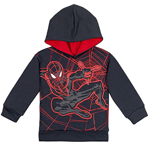 Marvel Spider-Man Miles Morales Little Boys Fleece Pullover Hoodie 7-8