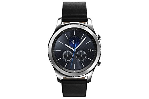 Samsung Gear S3 Classic Smartwatch 4GB SM-R770 with Leather Band (Silver) Tizen OS - International Version with No Warranty