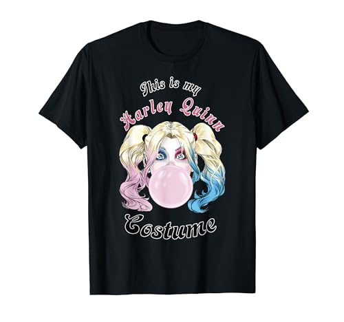 DC Comics This Is My Harley Quinn Costume Text T-Shirt