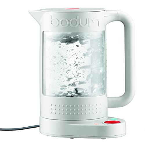 Bodum Bistro Electric Double Wall Water Kettle with Temperature Control, 37 Ounce, White
