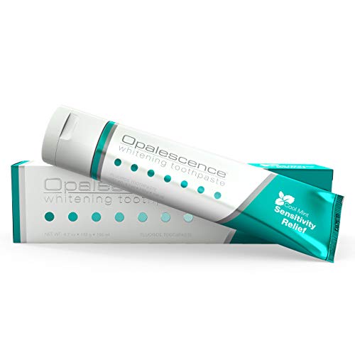 Opalescence Whitening Toothpaste for Sensitive Teeth (1 Pack) - Oral Care, Mint Flavor, Gluten Free - TP-5167-1