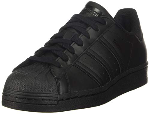 adidas Originals mens Superstar Casual Sneaker, Black/Black/Black, 11 US