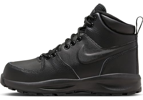 Nike Boy's Manoa LTR (Big Kid) Black/Black/Black 7 Big Kid M