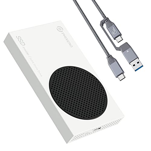 PHIXERO Portable Solid State Drive for Xbox, 512GB External Solid State Drive, Up to 1050MB/s High-Speed Data Transfer, USB 3.1 Gen2, External Portable SSD Data Storage for Gaming Consoles