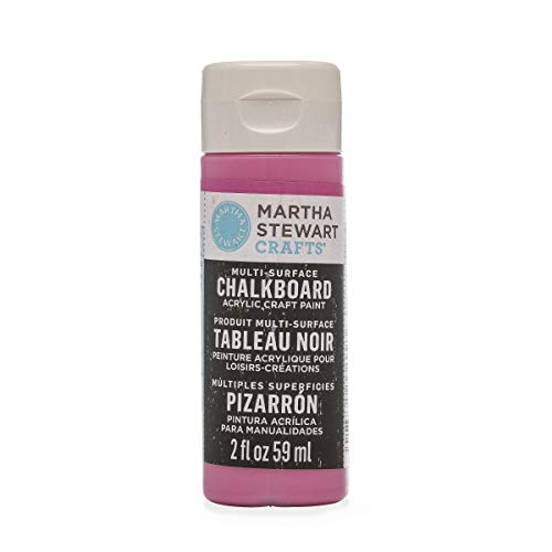 Martha Stewart Crafts Martha Stewart Multi-Surface Raspberry Ice, 2 oz Chalkboard Paint