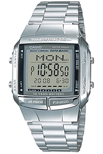 Casio Collection Standard Digital Metal Series Watch, Data Bank, Newest Model