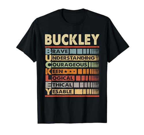 Buckley Family Name, First Last Name Buckley T-Shirt