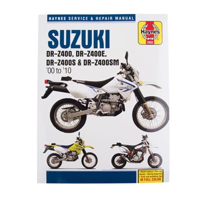 Haynes Repair Manual for Suzuki DR-Z 400S 2000-2009