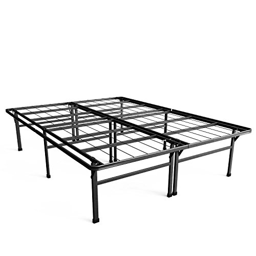 ZINUS SmartBase Heavy Duty Mattress Foundation, 18 Inch Metal Platform Bed Frame, No Box Spring Needed, Sturdy Steel Frame, Underbed Storage, King
