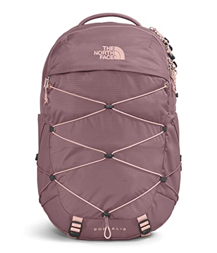 THE NORTH FACE Women's Borealis Commuter Laptop Backpack, Fawn Grey/Pink Moss, One Size