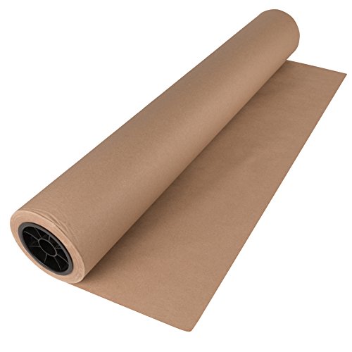 Woodpeckers Brown Craft Paper Roll 30 Inches Wide, 1800 Inches Long, 1 Roll, Jumbo Roll for Gift Wrapping Paper and Packing Paper