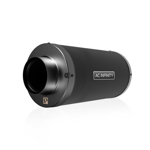 AC Infinity Air Carbon Filter 6' with Premium Australian Virgin Charcoal, for Inline Duct Fan, Odor Control, Hydroponics, Grow Rooms