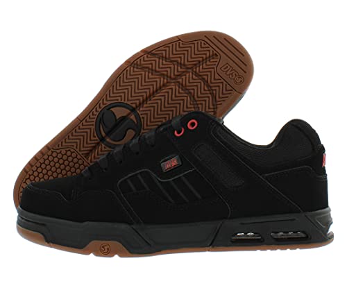 DVS Men's Enduro Heir Skate Shoe, Blk Red Gum NBK, 10