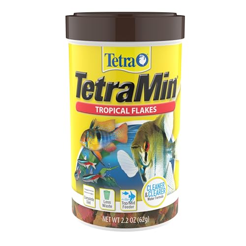 TetraMin Tropical Flakes 2.2 Ounces, Nutritionally Balanced Fish Food