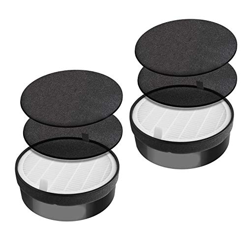 PUREBURG Replacement True HEPA Filter Kit Compatible with Vornado MD1-0039 Fits Models CYLO50 CYLO51 QUBE50 Air Purifiers, H13 Activated carbon Pre-Filters Air Clean Dust VOCs Odor,2-Pack
