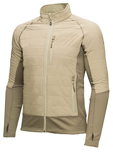 SCENTBLOCKER Outdoor Pursuit Paradigm Water Repellent Insulated Active Jacket for Men (Fallen Rock, Small)