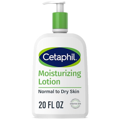 Cetaphil Face & Body Moisturizer, Hydrating Moisturizing Lotion for All Skin Types, Suitable for Sensitive Skin, NEW 20 oz, Fragrance Free, Hypoallergenic, Non-Comedogenic