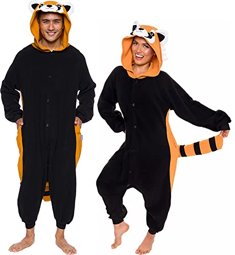 Adult Onesie Halloween Costume - Animal and Sea Creature - Plush One Piece Cosplay Suit for Adults, Women and Men FUNZIEZ!