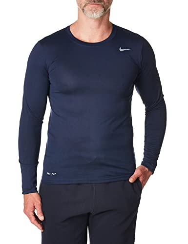 Nike Men's Legend Long Sleeve Training Top (Navy, XX-Large)