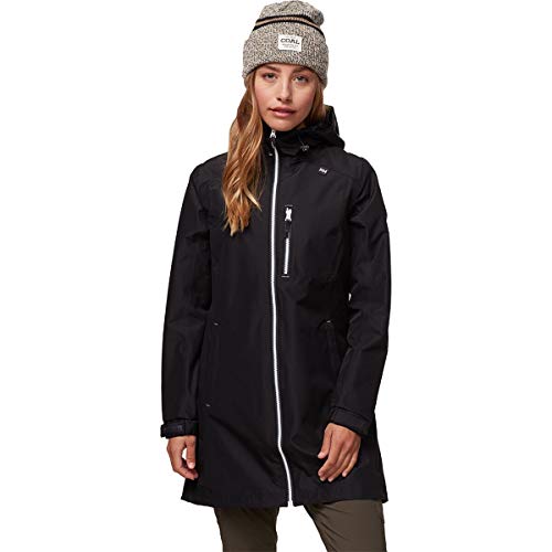 Helly Hansen Women's Long Belfast Jacket, 990 Black, Small