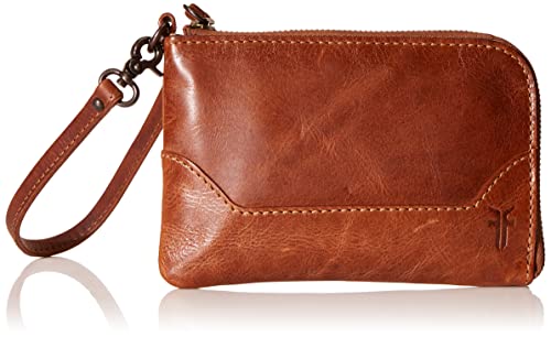 FRYE Women's Melissa Wristlet, Cognac, One Size