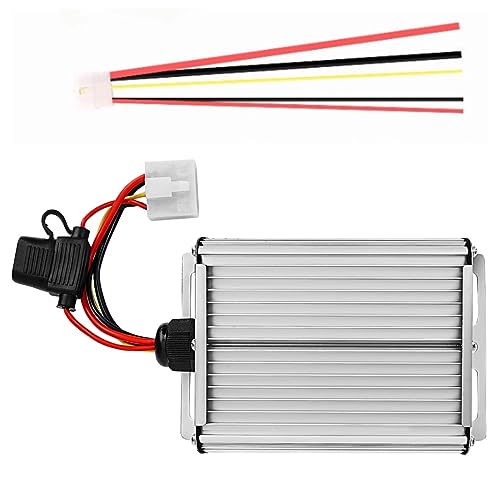 12V 30A 360W DC-DC 96V 84V 72V 60V 48V 36V to 12V high-Power Converter Voltage Reducer, Suitable for Golf carts, LED Lights, and 12V Equipment(36V-96V)
