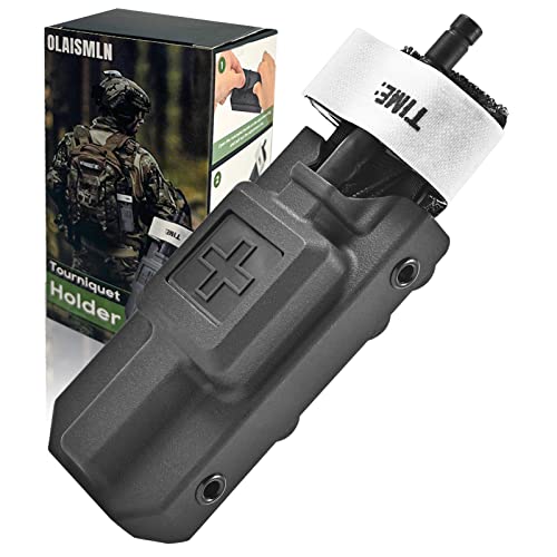 Tourniquet Holder, Molle Tourniquet Pouch for Gen 7 CAT Tourniquet or Older, Molle Tourniquet Holder Fits Molle Equipment, Police Gear, Duty and Utility Belt Up to 2.75 inch Wide (1PCS)