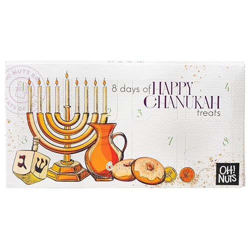 Oh! Nuts Hanukkah (8 Days of Happy Chanukkah Treats) 2 Pack