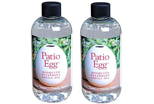 Skeeter Screen 90602 Patio Egg Diffuser Refill Oil, 8 oz, 8-Ounce (2-Pack)