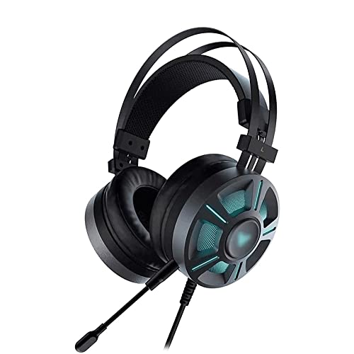 Gaming Headset with Microphone Compatible PC Laptop Over-Ear Headphones Noise Canceling Mic 7.1 Stereo Surround Sound Gaming Headset