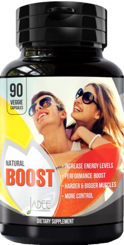 Natural Boost Male Enhancement Pills - Increase 2' in 60 Days with Our Enlargement and Enhancing Formula, Testosterone Booster for Men, Promote Size, Strength, Energy, Stamina, Last Longer Drive