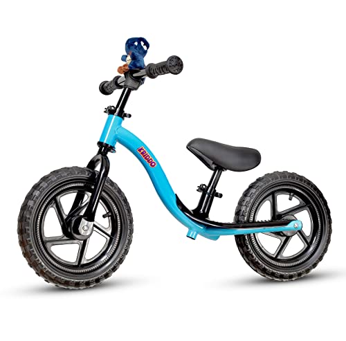 KRIDDO Toddler Balance Bike 2 Year Old, Age 18 Months to 5 Years Old, Early Learning Interactive Push Bicycle with Steady Balancing, Gift Bike for 2-5 Boys Girls, Blue