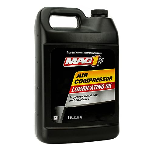MAG1 Air Compressor Oil ISO-100 SAE-30W Non Detergent Lubricating Oil 1 Gallon Jug