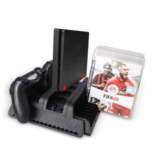 BRIGHTFUFU Controller Holder Controller Stand Charing Stand Vertical Stand for Slim Charging Stand with Fan Vertical Stand with Fan Ultra Thin Pro Dish Rack